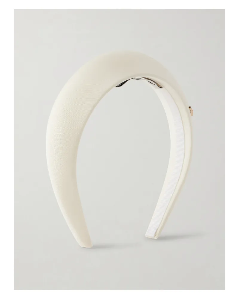 Vivienne Westwood Domi Embellished Twill Headband - White White