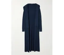 Ribbed-knit Robe - Blue