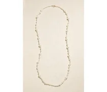 MIZUKI Perlenkette mit Details aus 14 Karat Gold