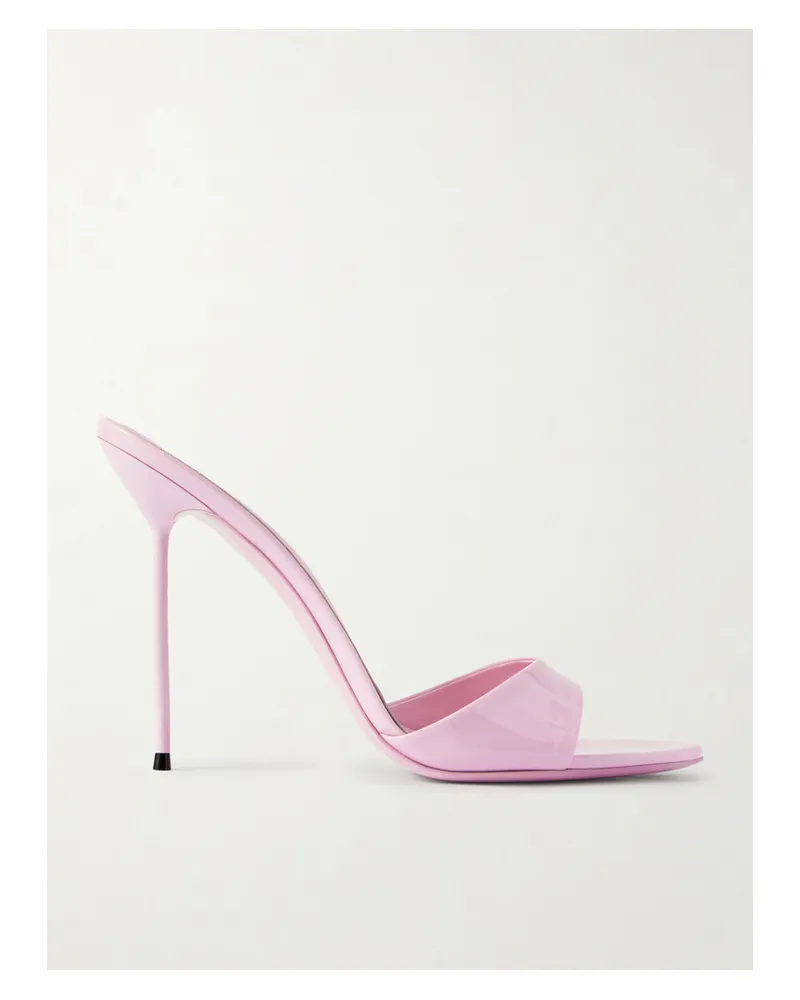 Paris Texas Lidia Mules Aus Lackleder - Pink Pink