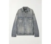 Oversized Denim Jacket - Blue