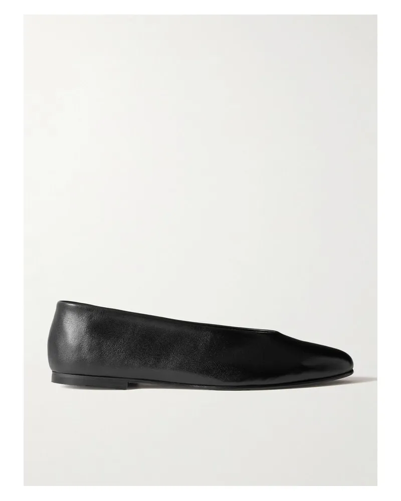 TOVE Darcy Ballerinas Aus Leder - Schwarz Schwarz