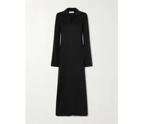 Arp Cotton And Silk-blend Maxi Dress - Black