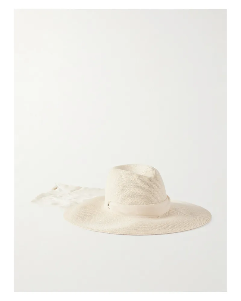 Eugenia Kim Cassidy Strohhut Mit Besatz Aus Organza - Neutral Neutral