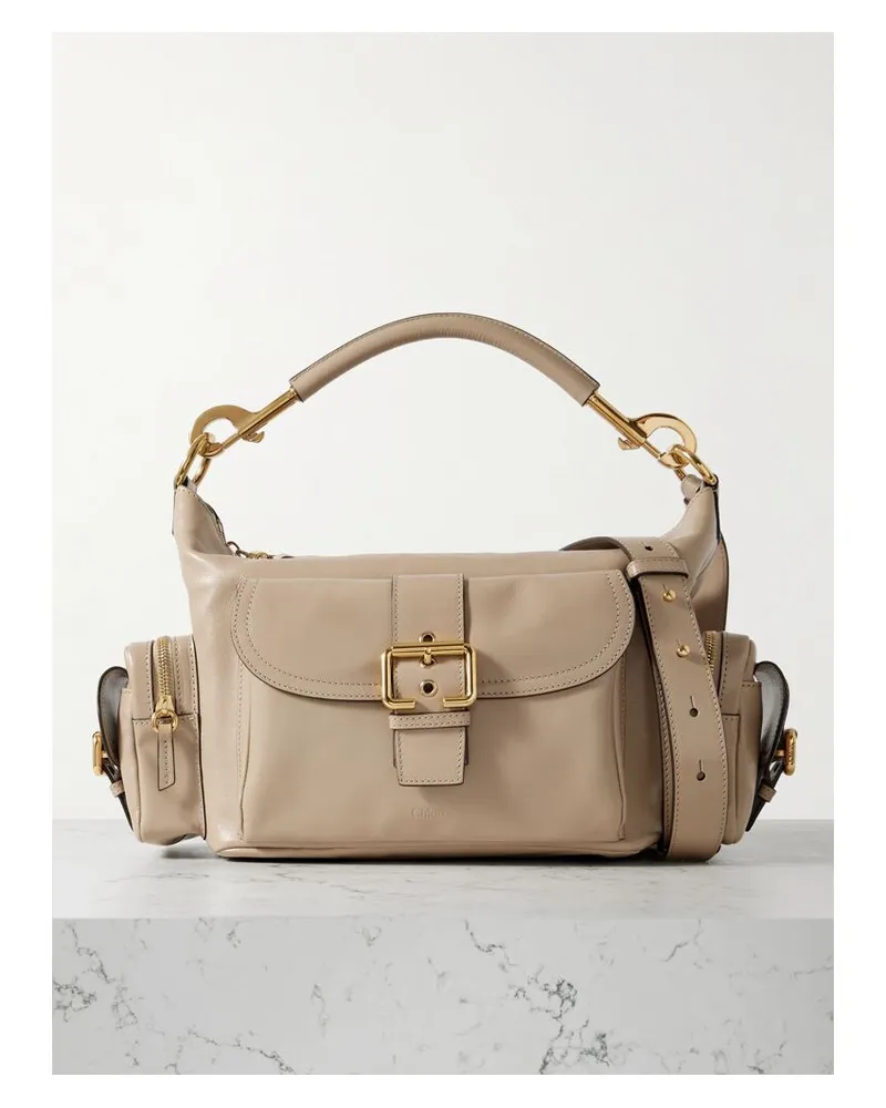 Chloé Camera Schultertasche Aus Leder - Neutral Neutral