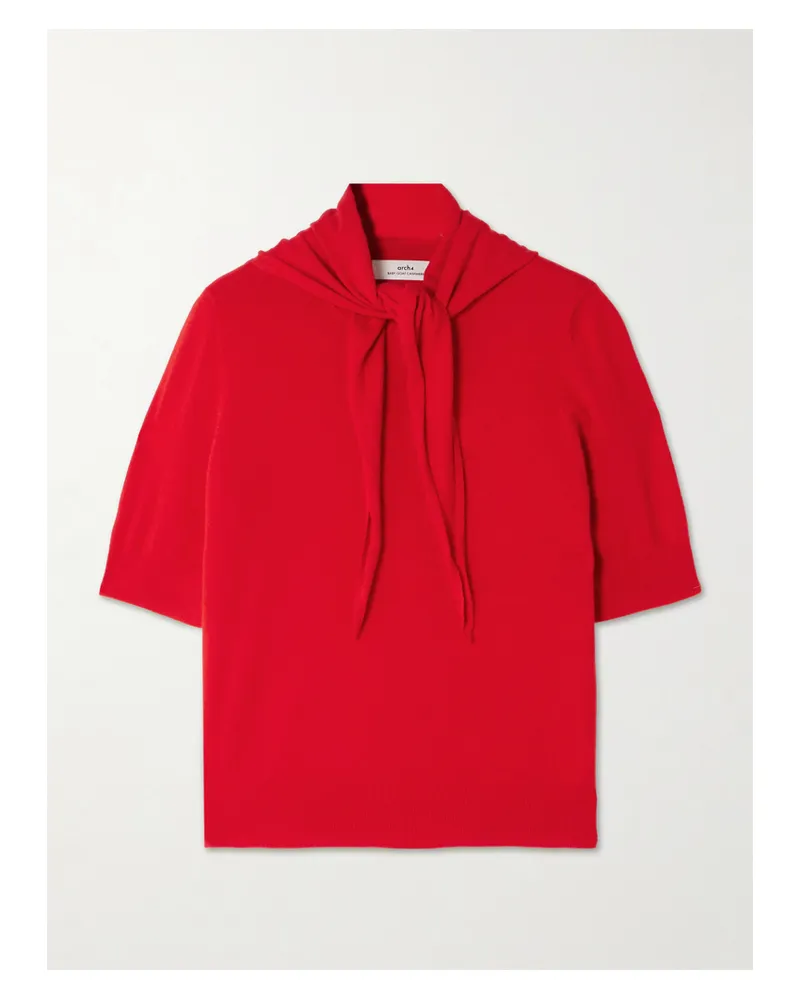 arch4 Imogen Pullover Aus Biokaschmir - Rot Rot