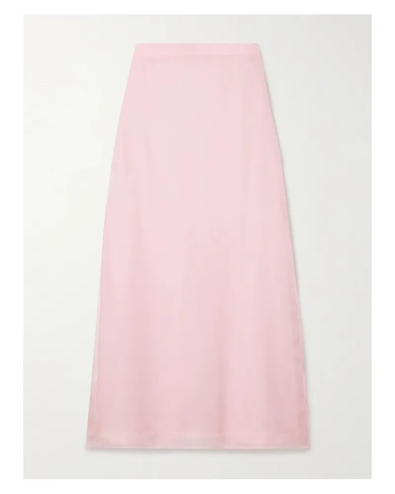 Altuzarra Linnie Maxirock Aus Seidenorganza - Pink Pink