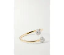 Ring aus 10 Karat  mit Diamanten