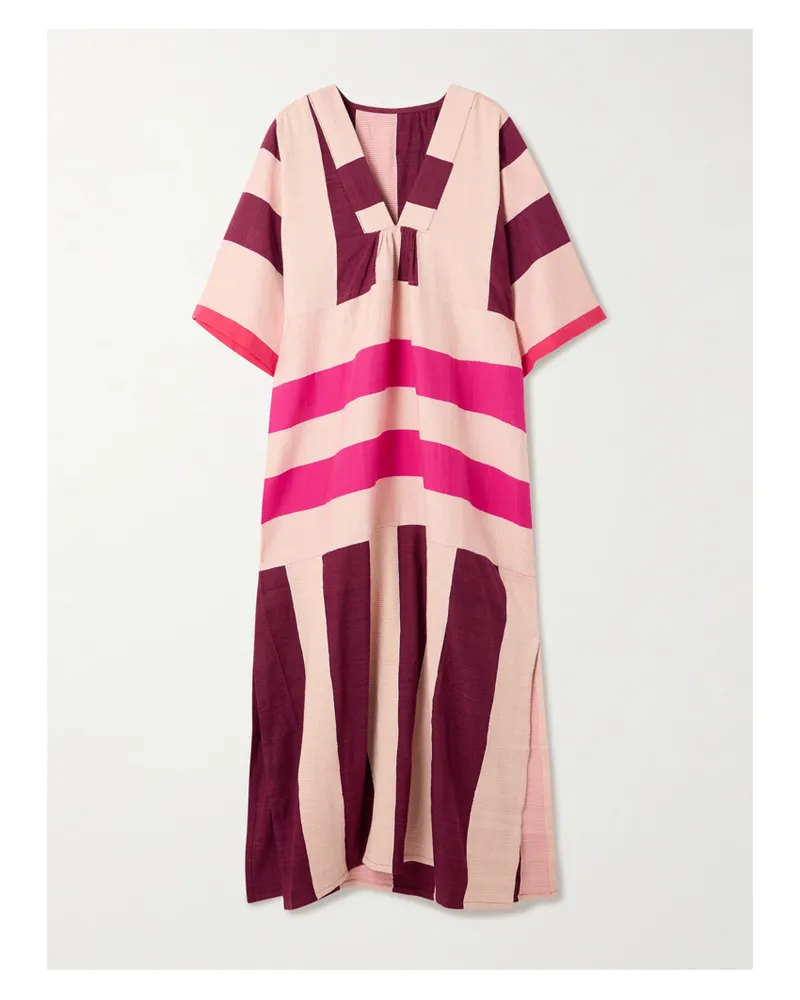 lemlem Edna Maxikleid Aus Baumwolle - Pink Pink