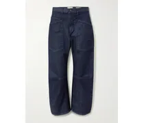 Shon Boyfriend-jeans - Blau