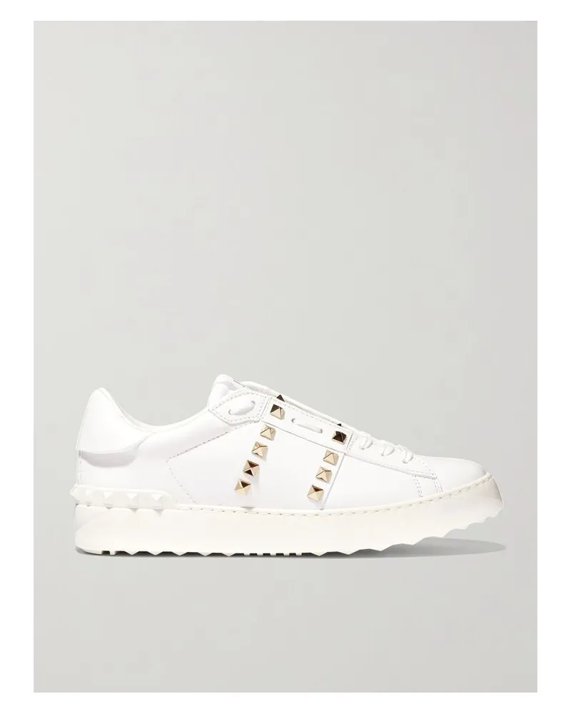 Valentino Garavani Valentino Garavani Rockstud Untitled Sneakers Aus Leder - Weiß Weiß