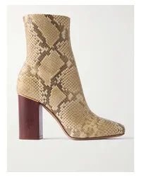 Chloé Ambre Ankle Boots aus Leder Animal-print