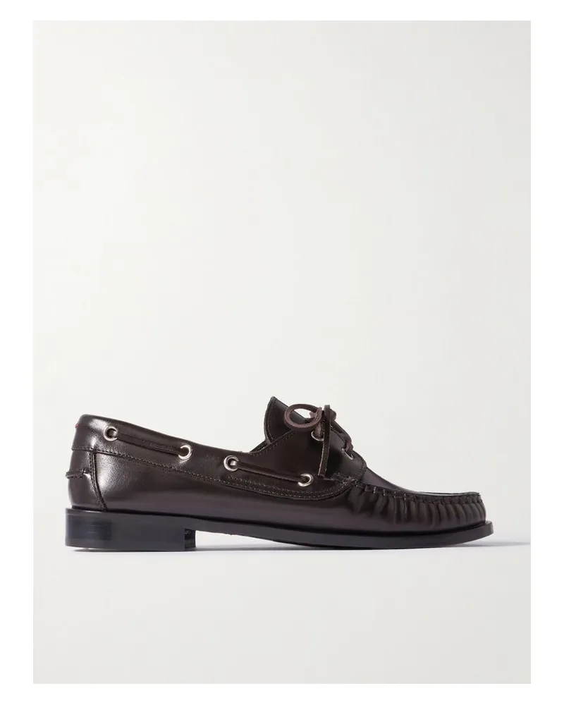 aeyde Harris Bootsschuhe Aus Leder - Braun Braun