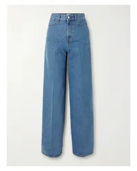 Totême Hoch Sitzende Jeans Blau