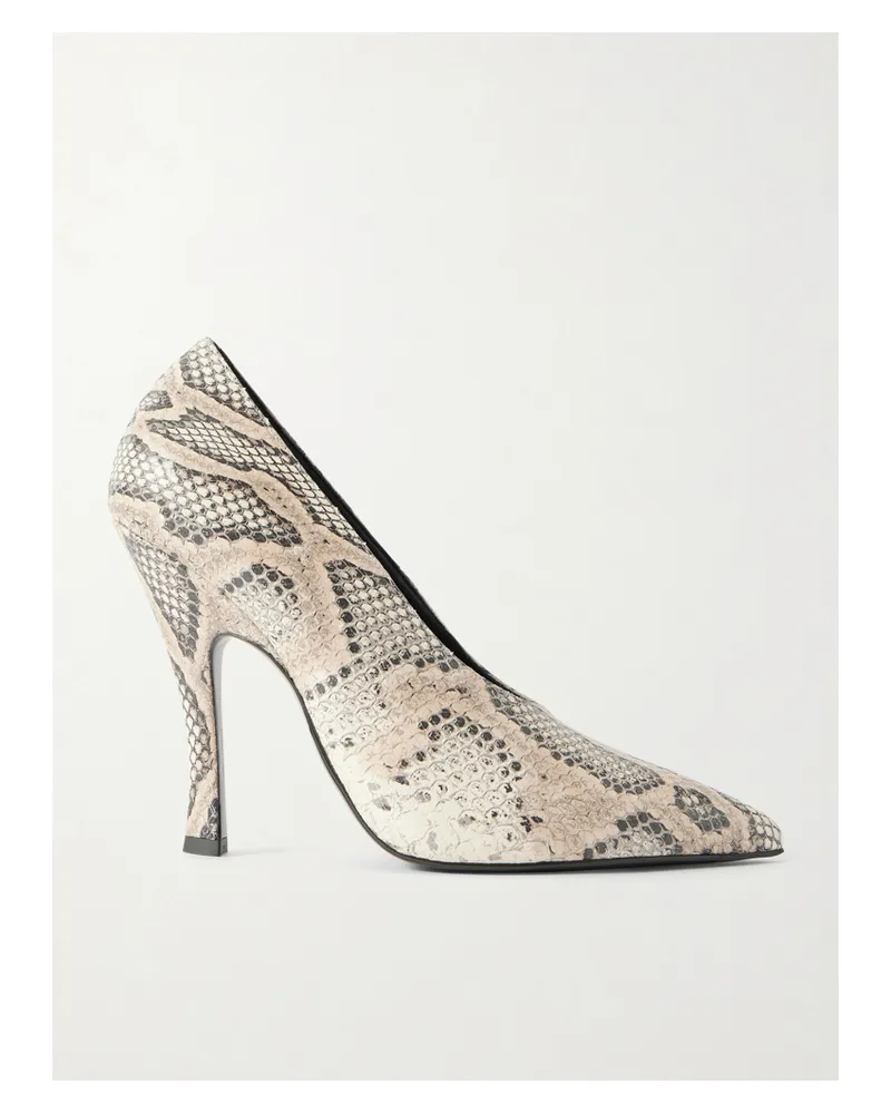 Magda Butrym Snake-effect Leather Pumps - Animal print Animal