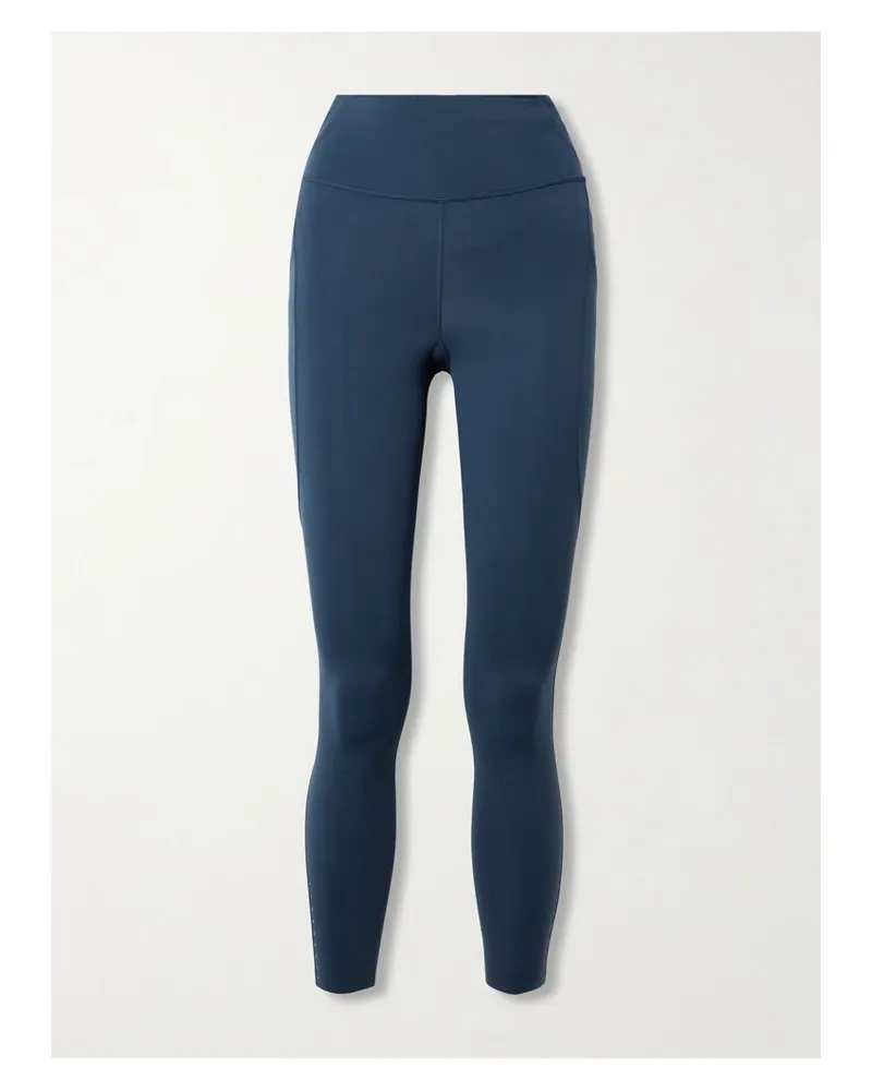LULULEMON Fast And Free 63,5 Cm Leggings Aus Nulux™-material - Blau Blau