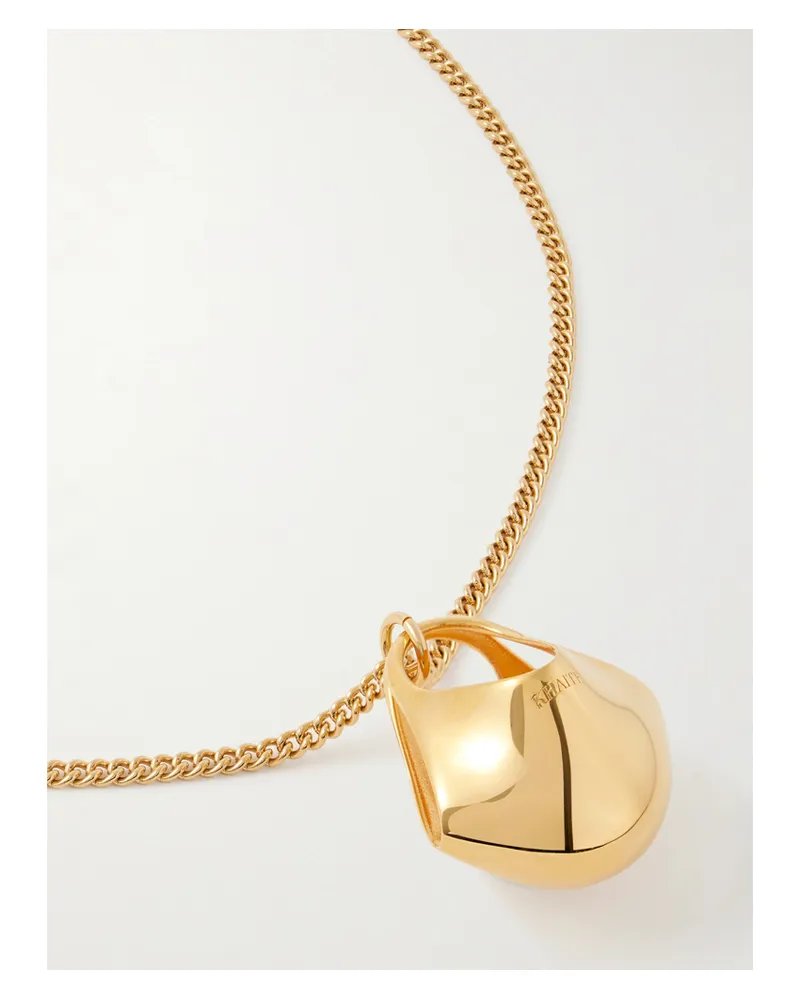 KHAITE Lotus Small Vergoldete Kette Gold