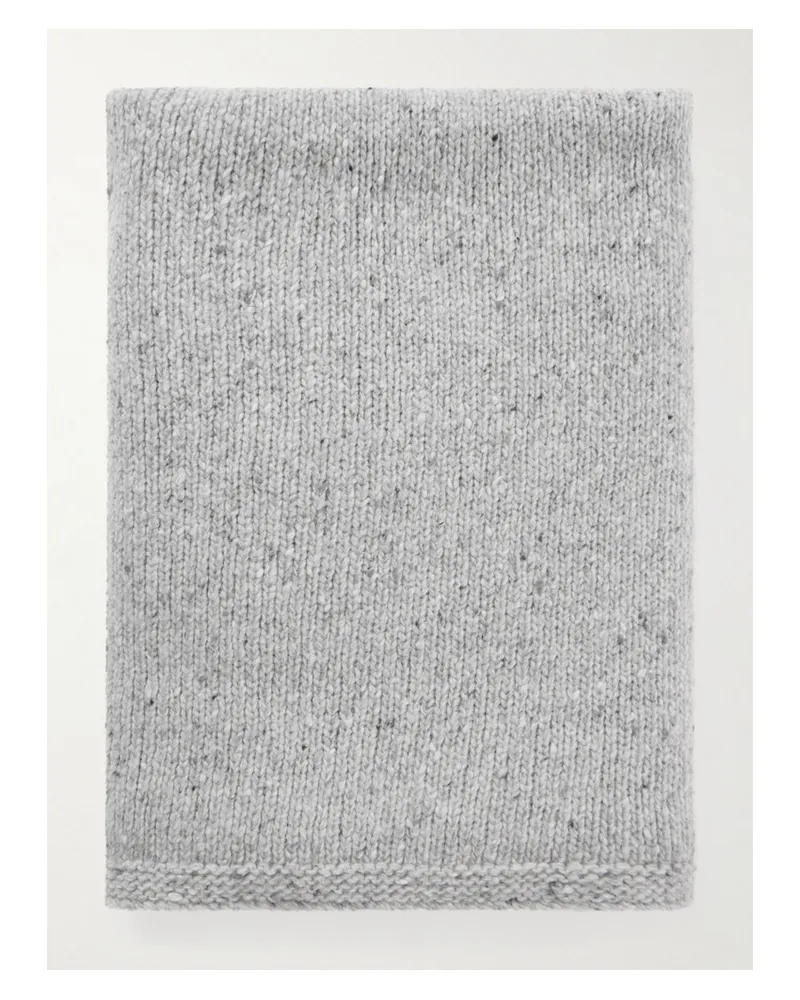 The Row Mantia Cashmere Scarf - Gray Gray