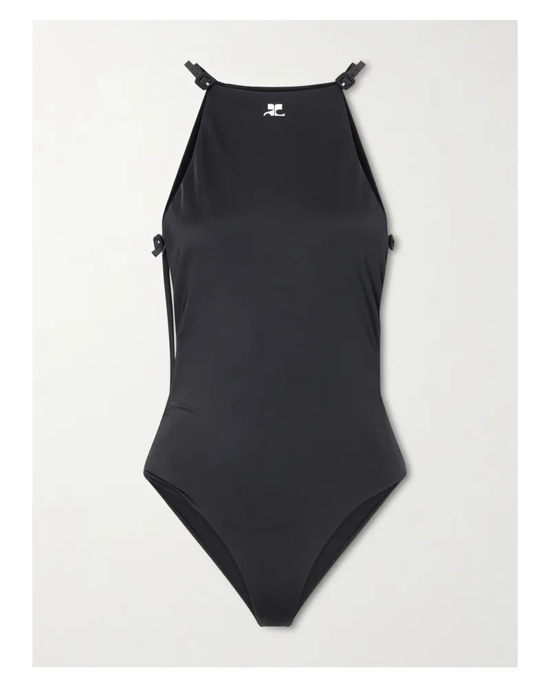 Courrèges Cut-out Swimsuit - Black Black