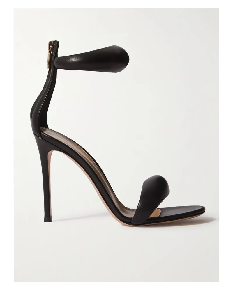 Gianvito Rossi Bijoux 105 Sandalen Aus Leder - Schwarz Schwarz