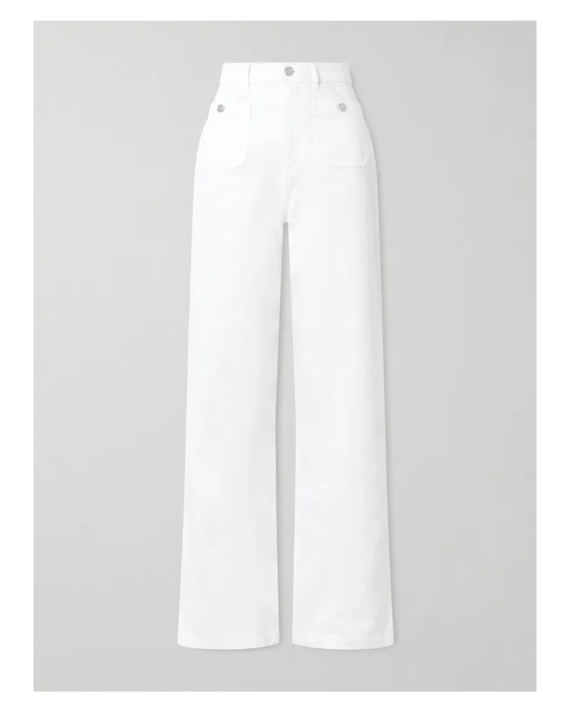Ralph Lauren Dylon High-rise Straight-leg Jeans - White White