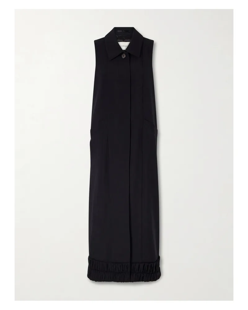 Dries van Noten Wool And Mohair-blend Long Coat - Black Black