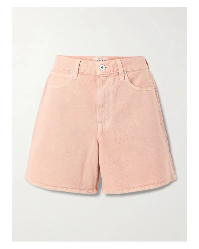 SLVRLAKE Walker Shorts Aus Denim - Pink Pink