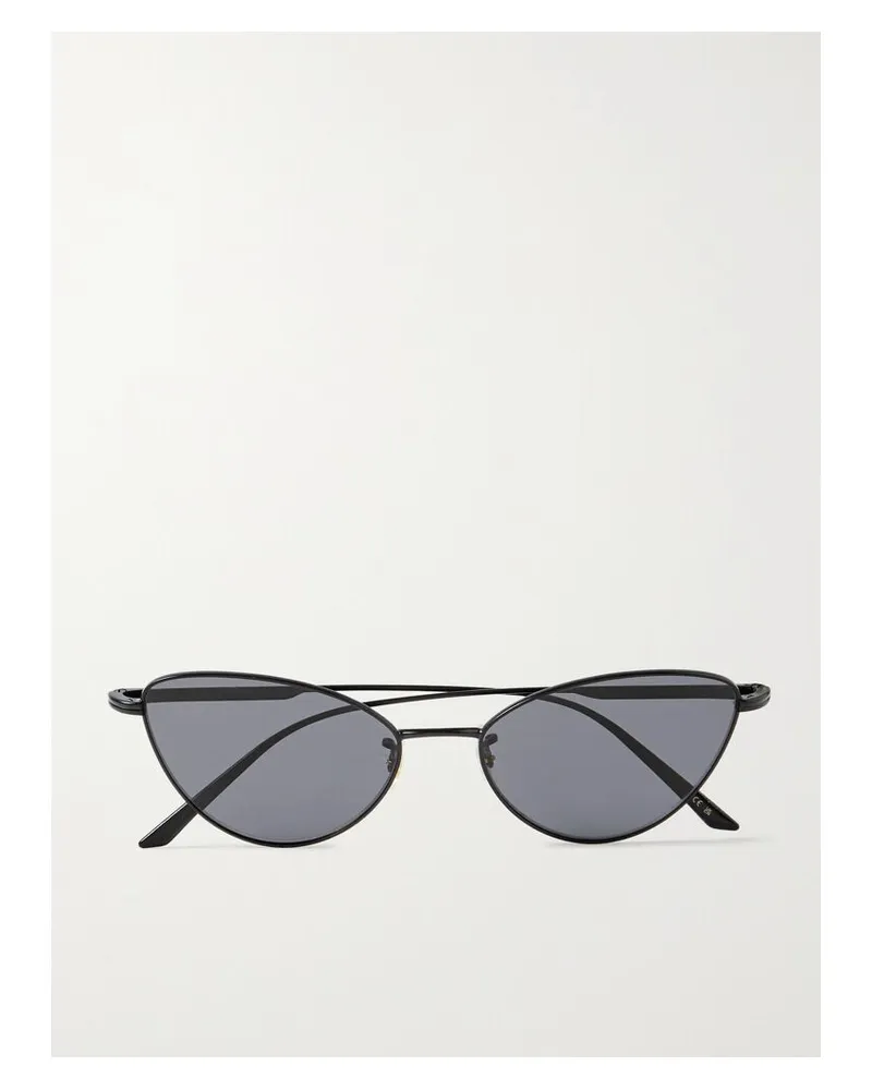 Oliver Peoples Khaite 1998c Sonnenbrille Aus Metall Mit Cat-eye-rahmen - Schwarz Schwarz
