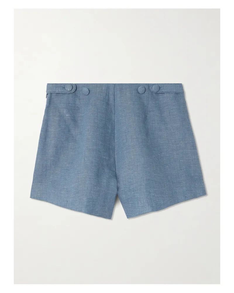 Posse Thea Shorts Aus Leinen - Blau Blau