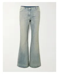 Courrèges Halbhohe Bootcut-jeans Blau