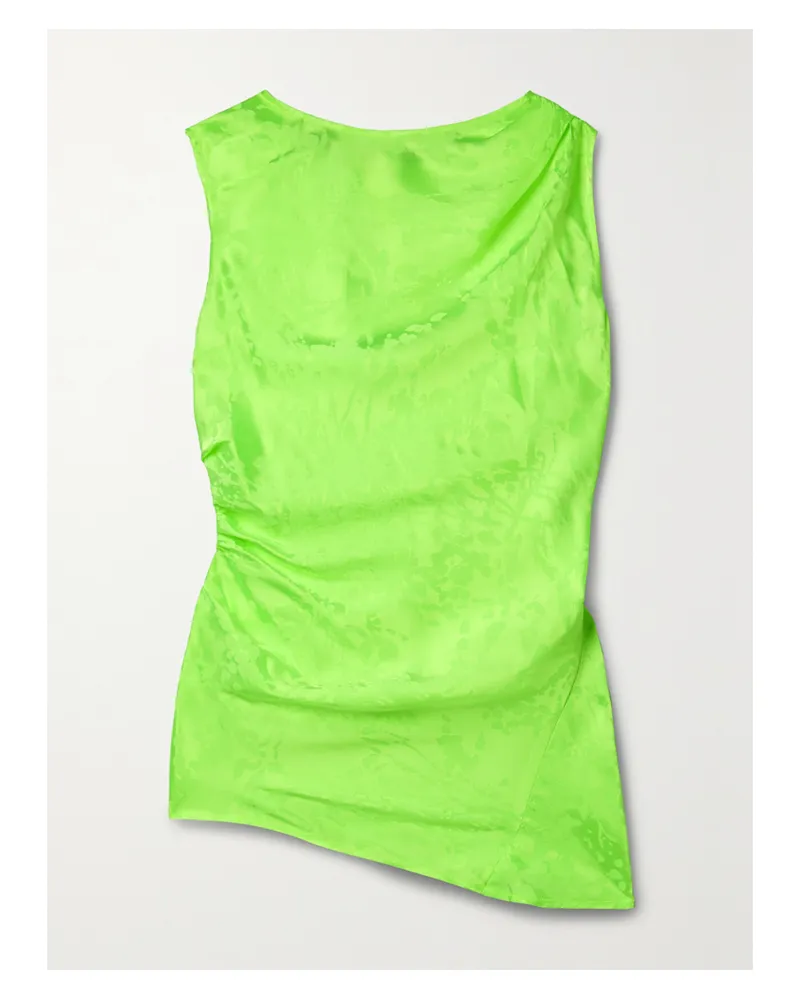 Christopher John Rogers Asymmetrisches Oberteil Aus Jacquard - Grün Grün