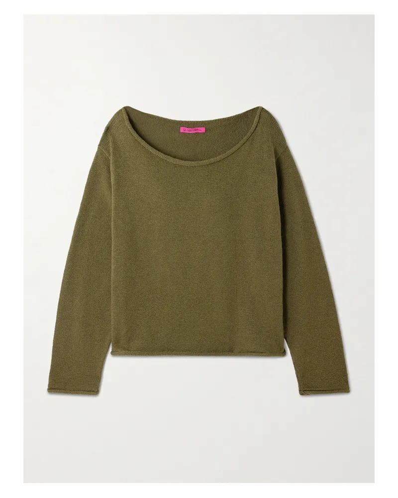 The Elder Statesman Nora Lite Pullover Aus Baumwolle - Grün Grün