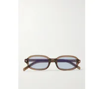 Rectangular-frame Acetate Sunglasses - Neutrals