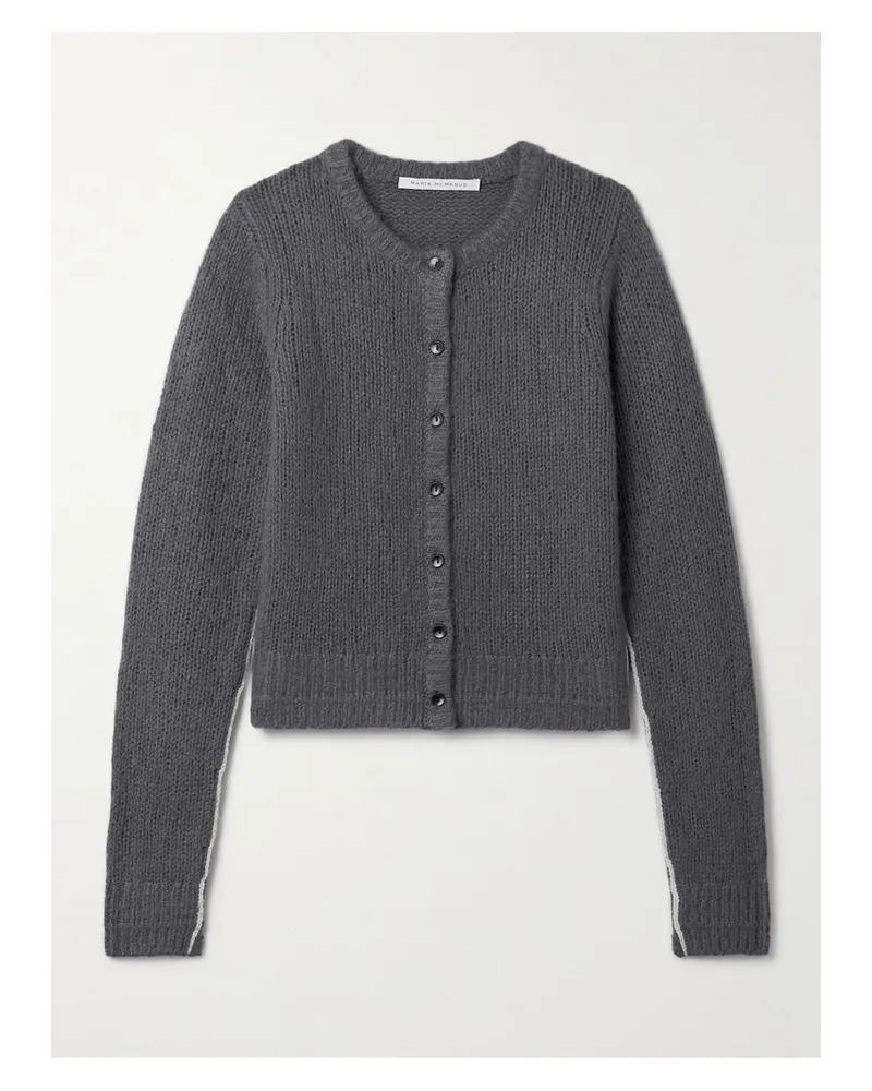 Maria Mcmanus Petite Cardigan Aus Strick - Grau Grau