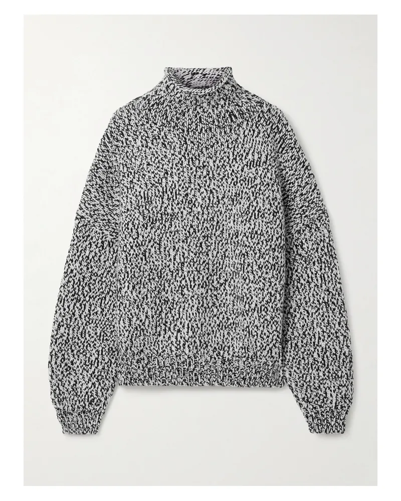 KHAITE Leon Stehkragenpullover Aus Kaschmir - Schwarz Schwarz