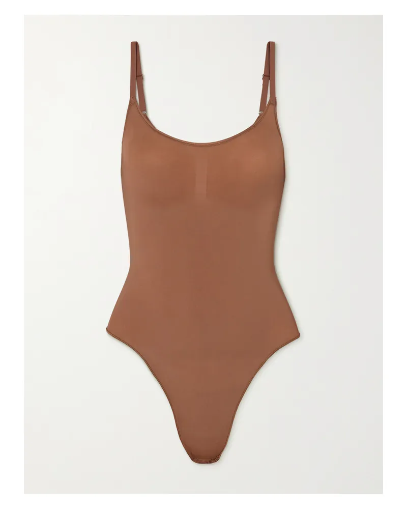 SKIMS Everyday Sculpt Bodysuit – Jasper – Body - Braun Braun