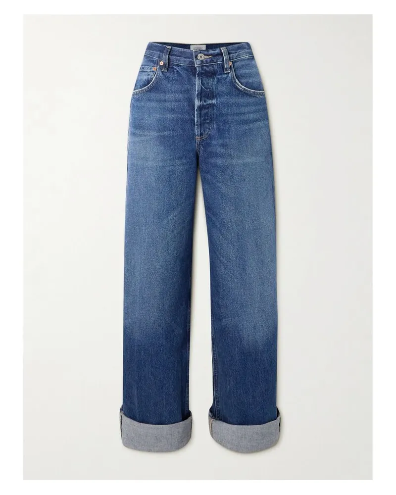 Citizens of humanity Ayla Baggy Hoch Sitzende Jeans - Blau Blau