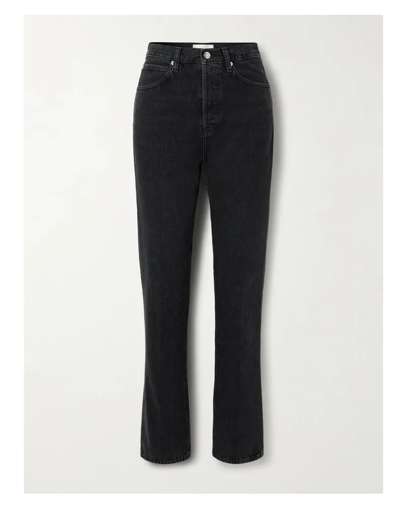 Frame Denim The Vertical Hoch Sitzende Bootcut-jeans - Schwarz Schwarz