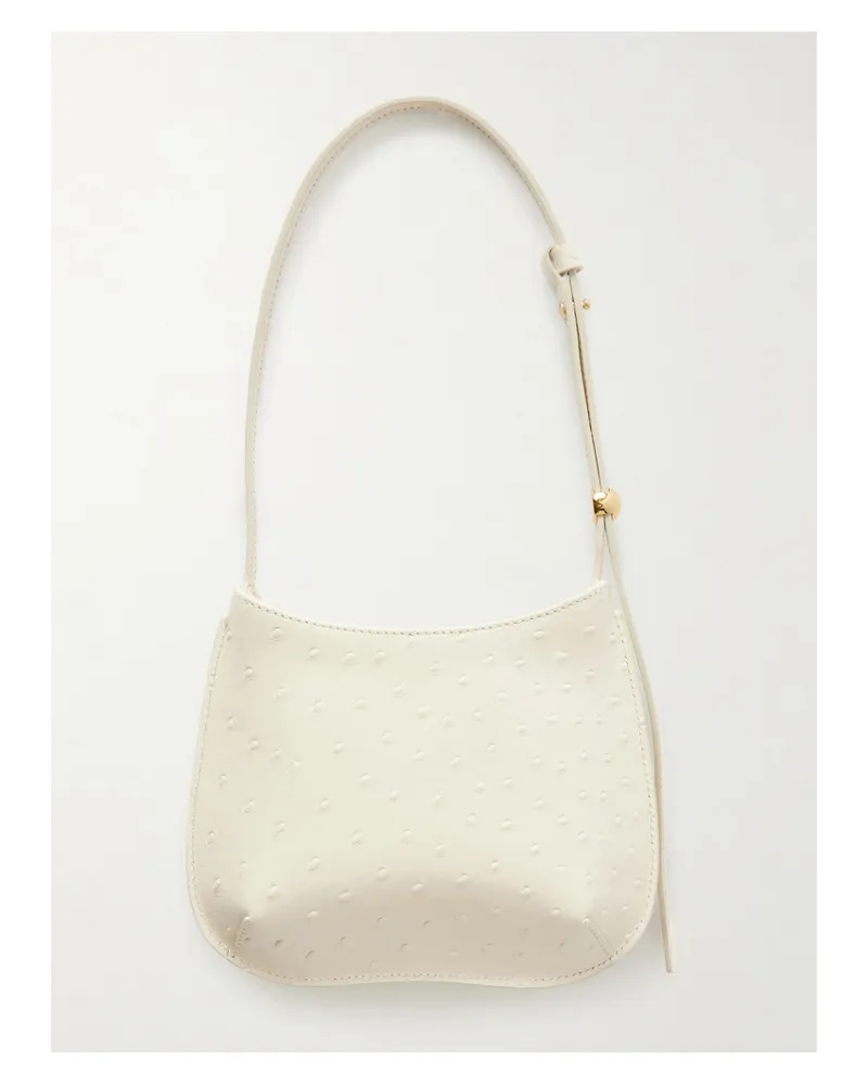 Jacquemus Le Petit Bisou Leather Shoulder Bag - Neutrals Neutrals