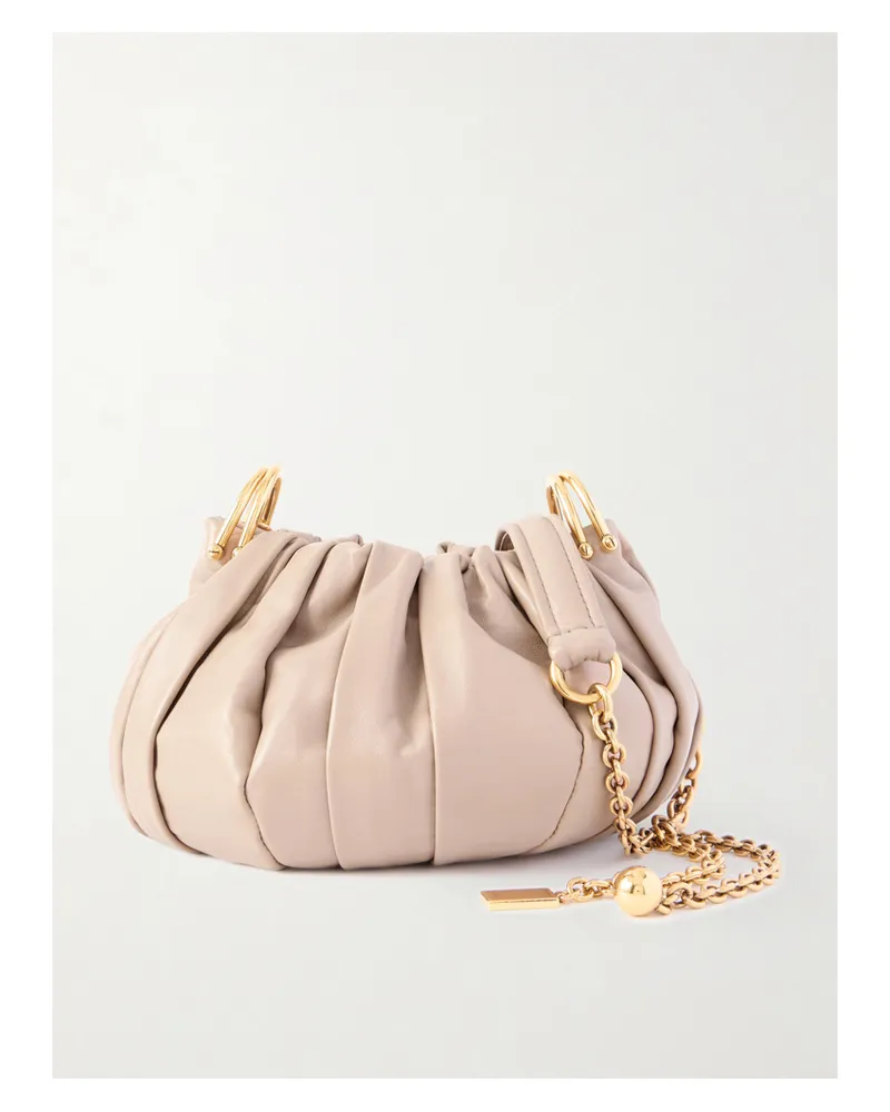 Chloé Schultertasche Aus Leder Mit Falten - Pink Pink