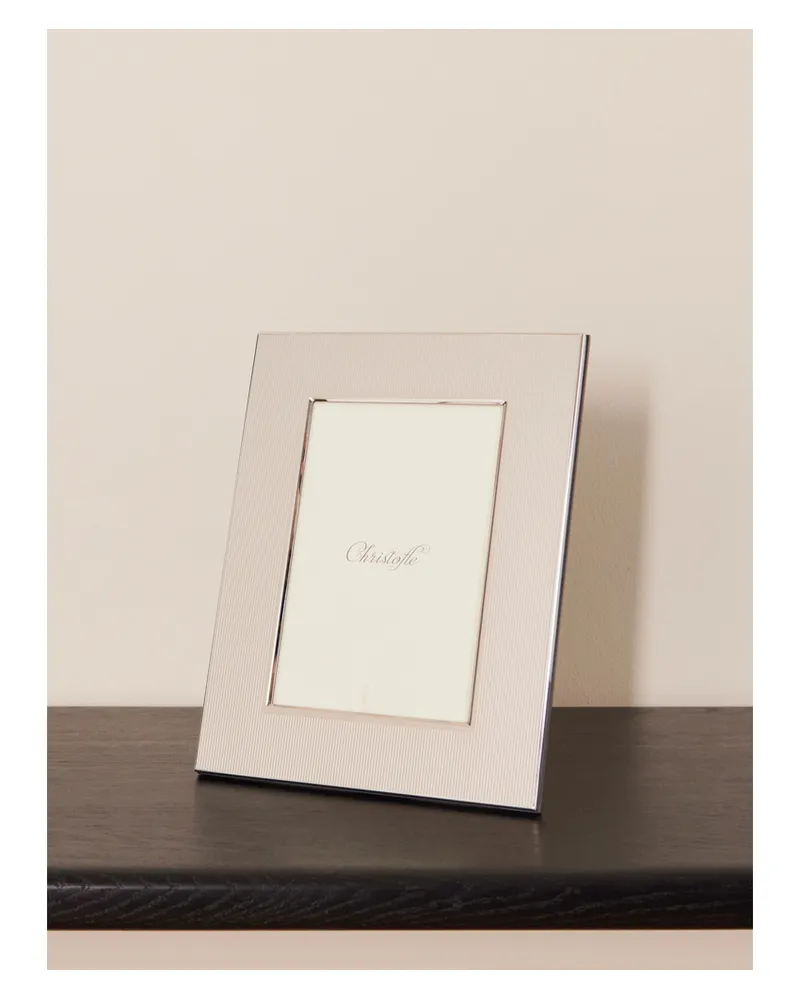 Christofle America Versilberter Bilderrahmen, 10 X 15 Cm Silber