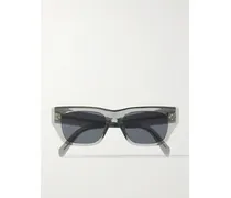 Square-frame Acetate Sunglasses - Gray