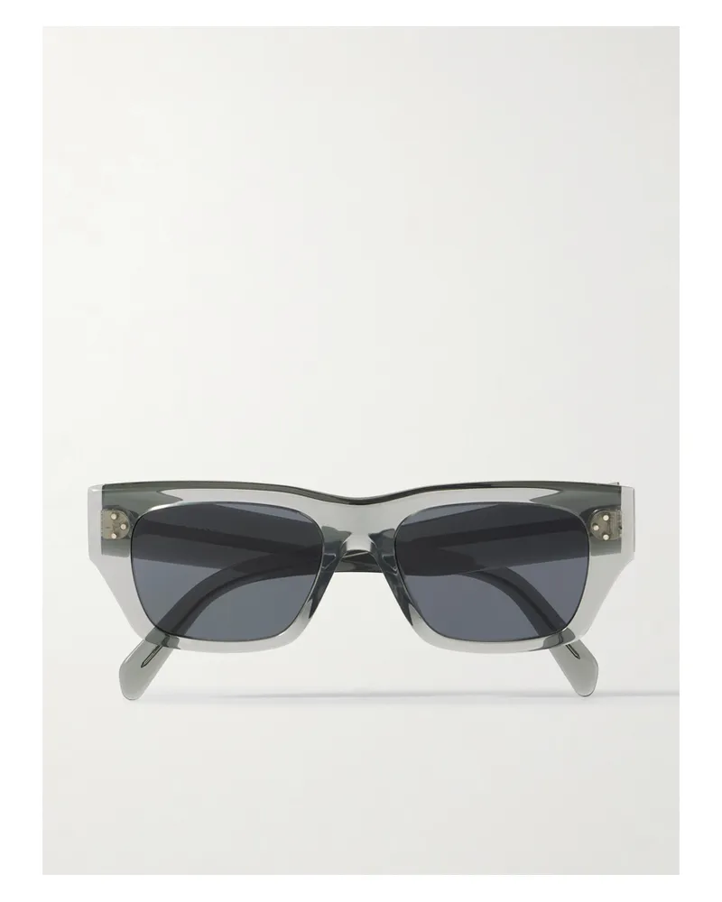 Celine Square-frame Acetate Sunglasses - Gray Gray