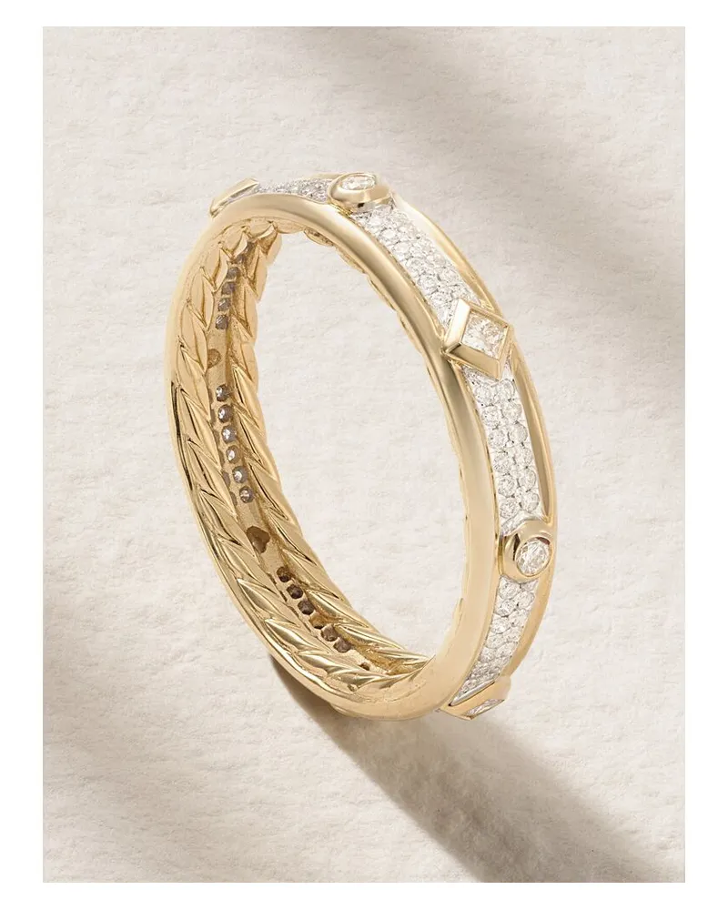 David Yurman Modern Renaissance Ring Aus 18 Karat Gold Mit Diamanten Gold