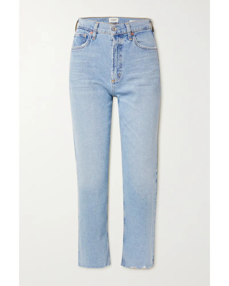 Citizens of humanity Daphne Hoch Sitzende Jeans Mit Geradem Bein - Blau Blau