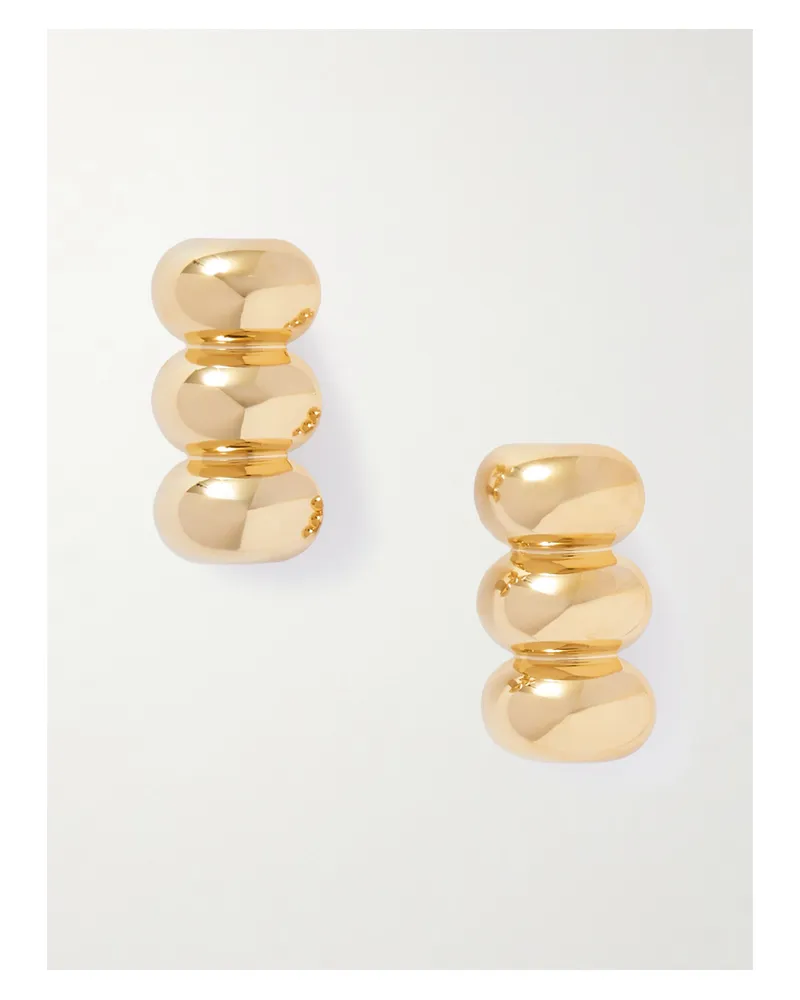 Alaïa Goldfarbene Ohrringe Gold