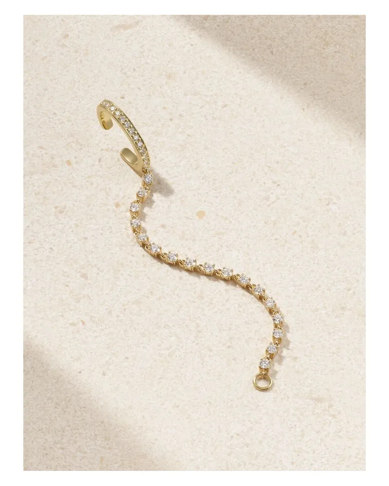 ANITA KO Ear Cuff Aus 18 Karat Gold Mit Diamanten Gold