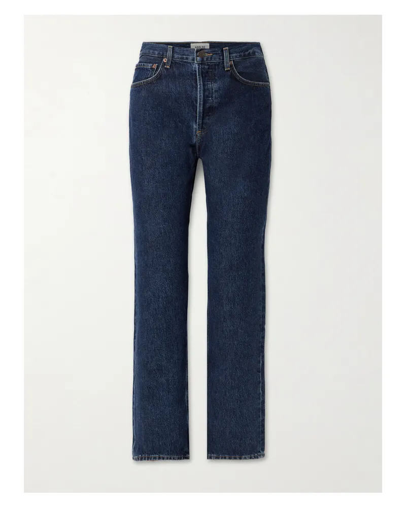 AGOLDE 90s Pinch Waist Hoch Sitzende Jeans Mit Geradem Bein - Blau Blau