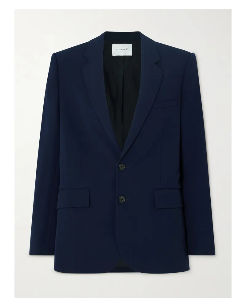 Frame Denim Everyday Blazer aus Twill Blau