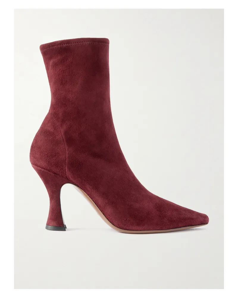NEOUS Ran Ankle Boots Aus Veloursleder - Burgunder Burgunder